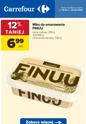 Miks tłuszczowy różne rodzaje promocja w Carrefour