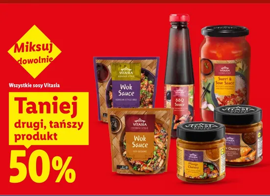 Sos Wok Vitasia Korean Style BBQ promocja w Lidl