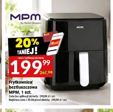 Frytkownica beztłuszczowa MPM promocja w Twój Market
