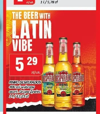 Piwo Desperados promocja w Chorten