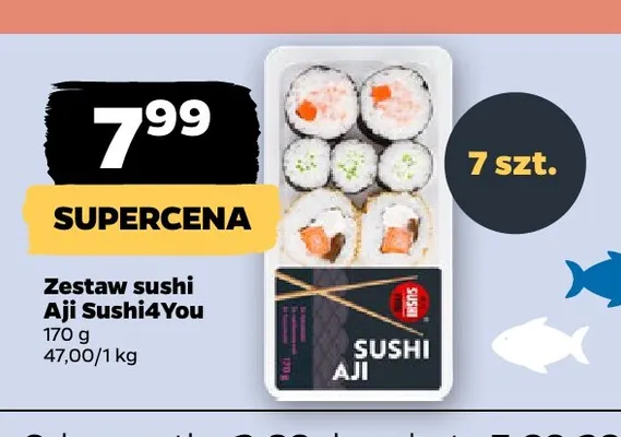 Zestaw sushi Aji Sushi4You promocja w Netto