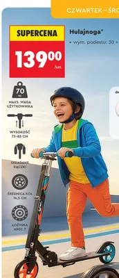 Hulajnoga promocja w Biedronka