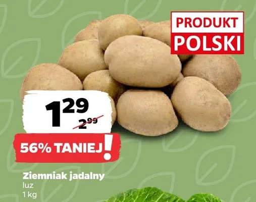 Ziemniak jadalny luz promocja w Netto