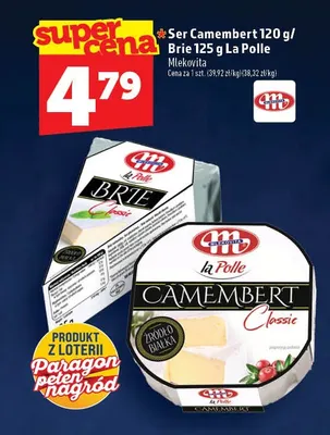 Ser Camembert La Polle Mlekovita promocja w TOPAZ
