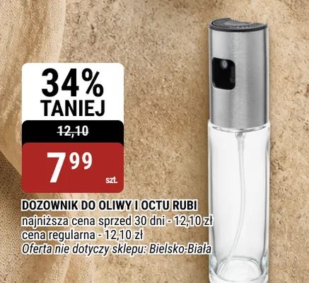 Dozownik do oliwy i octu Rubi promocja w bi1