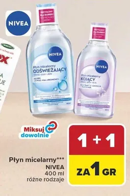 Płyn micelarny Nivea Odświeżający promocja w Carrefour