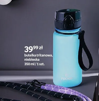 Butelka tritanowa Rockle niebieska promocja w Empik