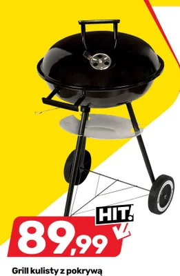 Grill kulisty z pokrywą promocja w Bricomarche