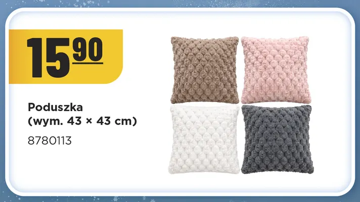 Poduszka 24 x 24 cm promocja w MR. DIY