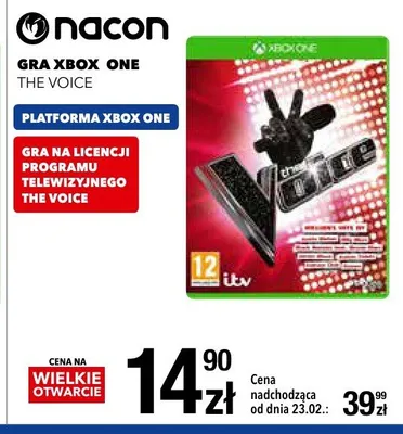 Gra Xbox One The Voice promocja w RTV EURO AGD
