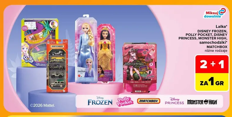 Lalka Polly Pocket promocja w Carrefour