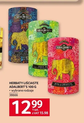 Herbata liściasta Adalbert's promocja w Selgros
