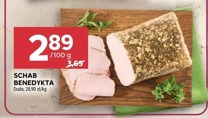 Schab Benedykta Duda promocja w Stokrotka