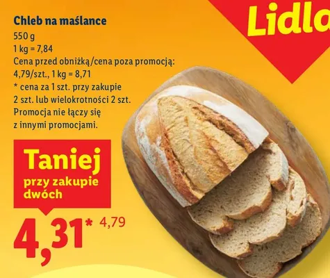 Chleb na maślance promocja w Lidl