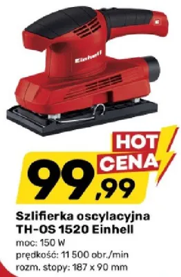 Szlifierka oscylacyjna TH-OS 1520 promocja w Bricomarche