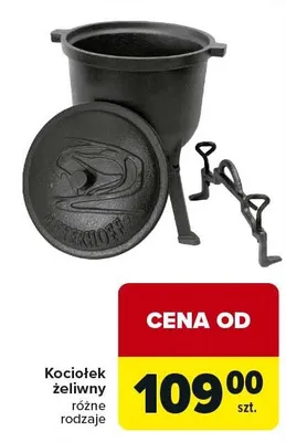 Kociołek żeliwny różne rodzaje promocja w Carrefour