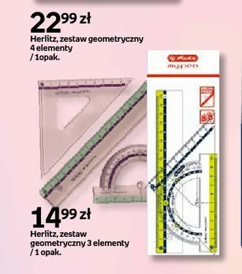 Zestaw geometryczny Herlitz promocja w Empik