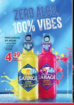 Piwo bezalkoholowe Garage Lemon & Lemongrass Explosion promocja w Selgros