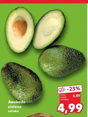 Awokado zielone promocja w Kaufland
