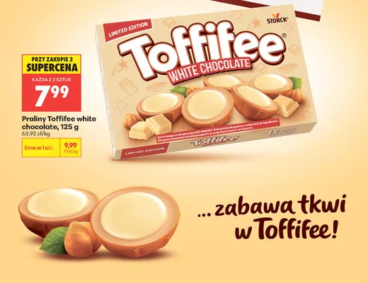 Praliny Toffifee White Chocolate promocja w Biedronka