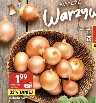 Cebula żółta promocja w Delikatesy Centrum