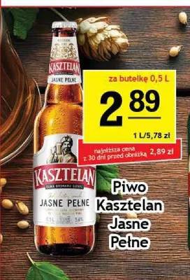 Piwo Kasztelan Jasne Pełne promocja w Gram Market