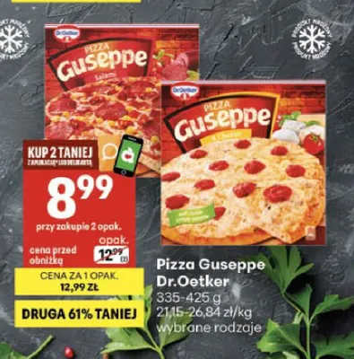 Pizza Guseppe Salami Dr.Oetker promocja w Delikatesy Centrum