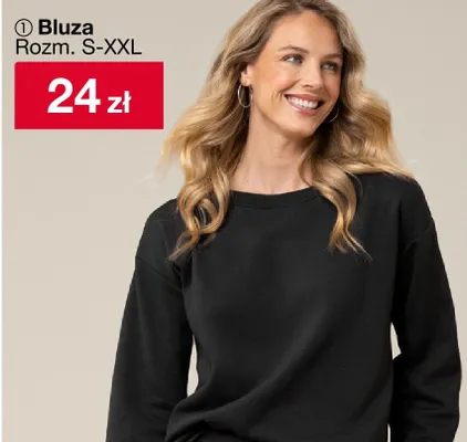 Bluza damska Rozm. S-XXL promocja w Woolworth