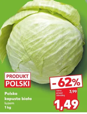 Kapusta biała luzem promocja w Kaufland