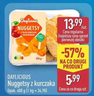 Nuggetsy z kurczaka promocja w Aldi
