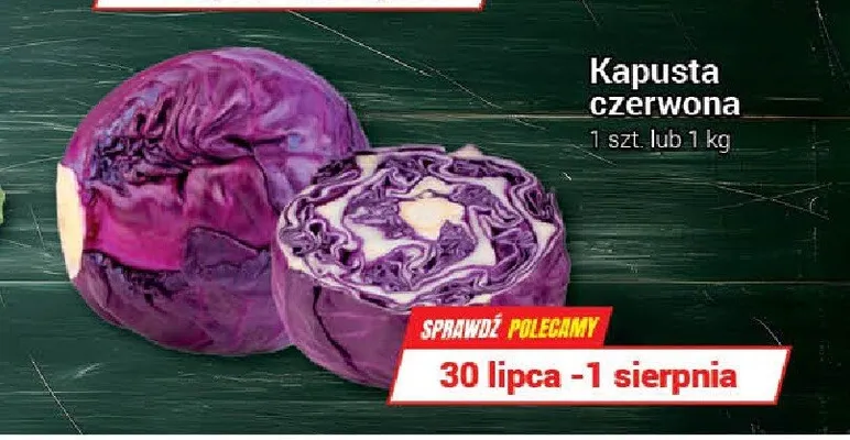Kapusta czerwona promocja w Premium Nasz Sklep