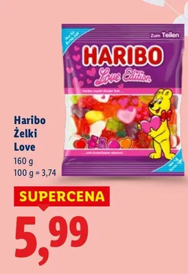 Żelki Love  promocja w Lidl