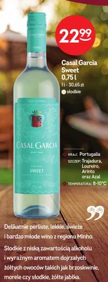 Wino białe słodkie Casal Garcia Sweet promocja w Żabka