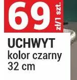 Uchwyt kolor czarny 32cm seria Merkado kolor kaszmir promocja w Merkury Market