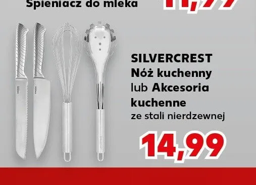 Nóż kuchenny ze stali nierdzewnej Silvercrest promocja w Kaufland