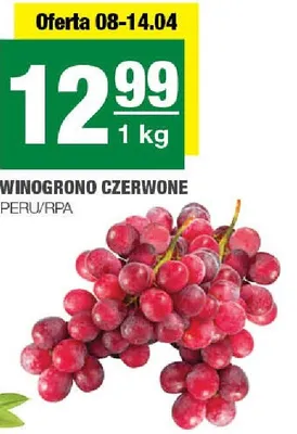 Winogrono czerwone promocja w SPAR