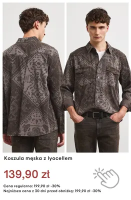 Koszula męska z lyocellem promocja w Medicine