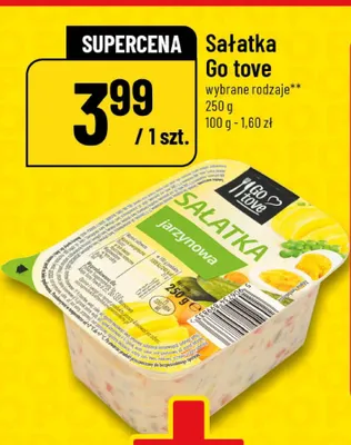 Sałatka jarzynowa Go Tove promocja w POLOmarket