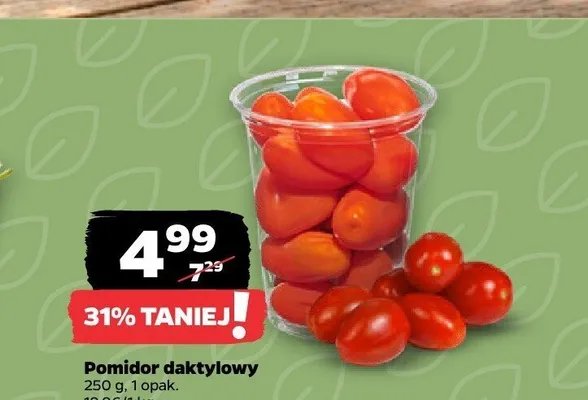 Pomidor daktylowy promocja w Netto
