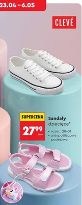 Sandały dziecięce promocja w Biedronka