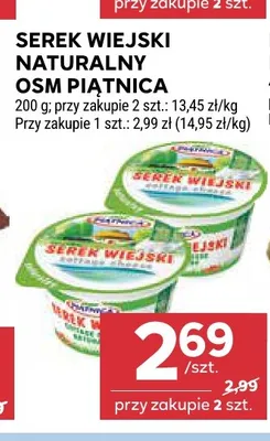Serek wiejski naturalny OSM Piątnica promocja w Stokrotka
