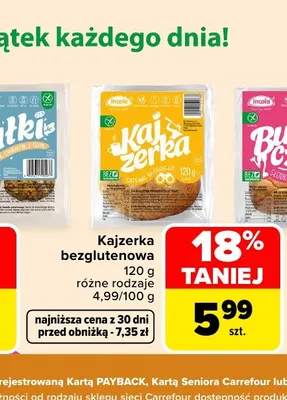 Kajzerka bezglutenowa Incola promocja w Carrefour