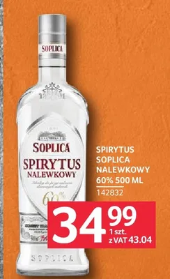 Spirytus Soplica nalewkowy 60% promocja w Selgros