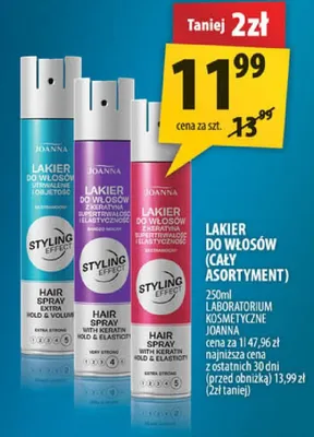 Lakier do włosów promocja w Arhelan