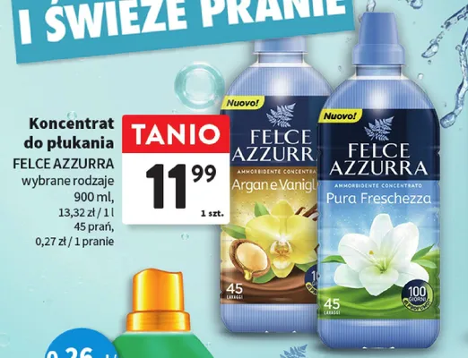 Koncentrat do płukania Felce Azzurra wybrane rodzaje promocja w Intermarche