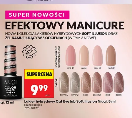 Lakier hybrydowy Niuqi promocja w Biedronka