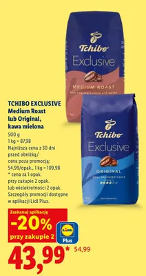 Kawa mielona Tchibo Exclusive Original promocja w Lidl