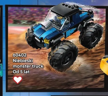 Klocki LEGO City 60402 Niebieski monster truck promocja w LEGO