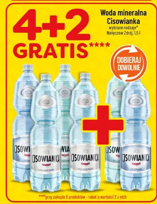 Woda mineralna Cisowianka promocja w POLOmarket