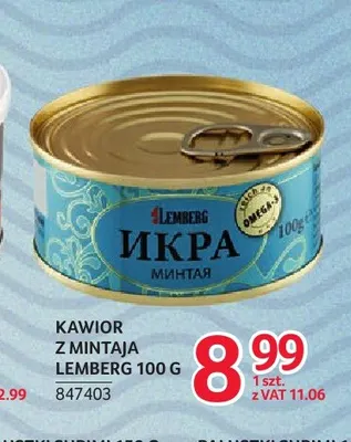 Kawior z mintaja Lemberg promocja w Selgros